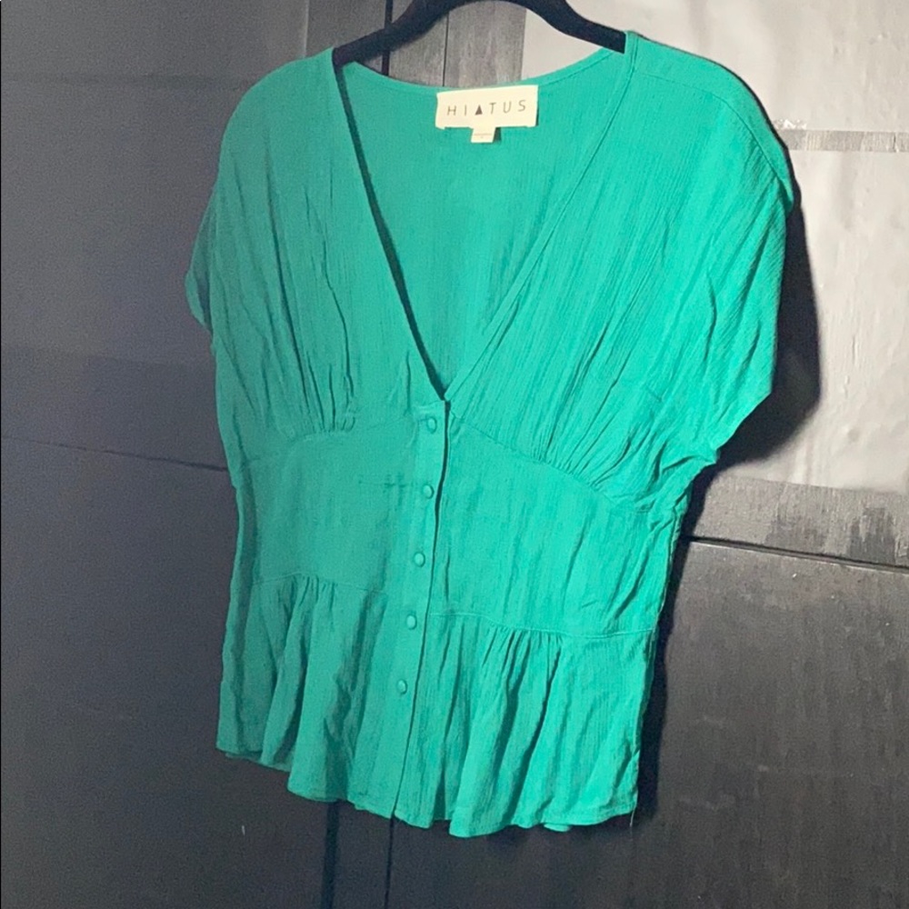 SOLD... Green cute blouse